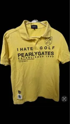 PEARLY GATES イエロー ポロシャツ