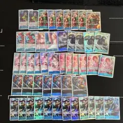 ワンピース カード　SR 青　セット