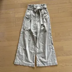 フリークスストア　ベージュ　ワイドパンツ