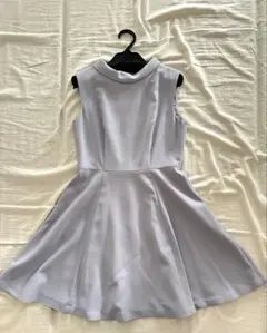 BE RADIANCE ライトブルー　ノースリーブ フレアワンピース