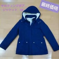 ネイビー キルティングジャケット