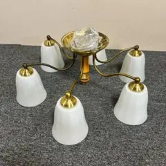 コイズミ AAN586946 EFA12W×6灯 アンティークシャンデリア KOIZUM アンティーク シャンデリア 6灯 フラワー シェード - メルカリ