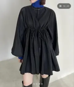 mysticミスティック シャイニータイプライターティアードチュニック