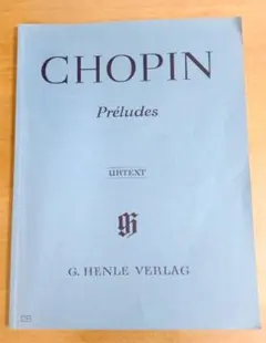 CHOPIN Préludes 楽譜 G. Henle Verlag