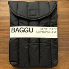 BAGGU バグゥ　バグゥ　バグー　ラップトップポーチ　13インチ　ブラック