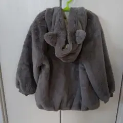 フード付きクマ耳フリースジャケット 120cm