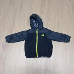 THE NORTH FACE フード付きコート 黒/グレー　リバーシブル