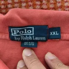 Polo by Ralph Lauren XXL オレンジポロシャツ