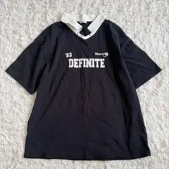 ハニーズ　半袖 Tシャツ 襟付き ネイビー【M】のサムネイル