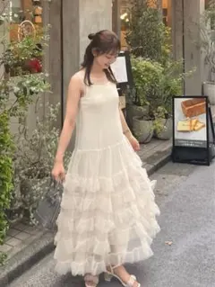 me&mecouture 2wayオフショルシフォン ワンピース　deicy me&mecouture 2wayオフショルシフォン ワンピース deicy - メルカリ