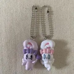 エスターバニーマスコットスイング ラベンダーバニーA クリームバニーB