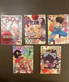 ラウワン　ワンピ　５枚セット ラウンドワンワンピースカード5枚セット - メルカリ