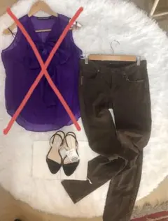 RALPH LAUREN ステッチワーク パンツ