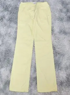 【ルコックスポルティフ】ゴルフパンツ イエロー ゴルフウェア