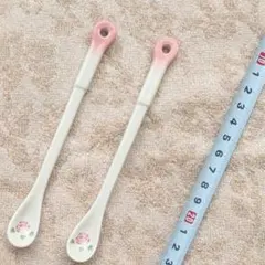 超レア❗渋谷本店購入品❗マニー Many❤ローズ❤陶器 スプーンセットのサムネイル