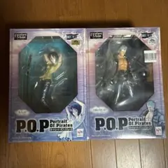 ワンピース P.O.P たしぎ 白猟のスモーカー フィギュア