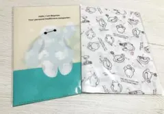 ベイマックス A5 二つ折りクリアファイル 2種 まとめ売り ディズニー