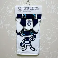 【新品】東京オリンピック ミライトワ フード付きバスタオル タオルポンチョ