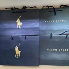 Ralph Lauren ◇ラルフローレン◆ショッピングバッグ◆4枚セット