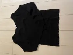 GLOBAL WORK 薄手ブラックニット