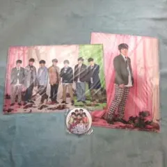 なにわ男子 大橋和也 クリアファイル2枚 缶バッチ