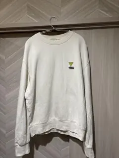 お買い得‼️MAISON KITSUNÉ ホワイトトレーナー Mのサムネイル