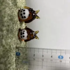 ガラス細工 ミニチュア ゴリラ う○ち 草 - メルカリ