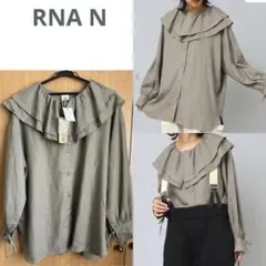 RNAN／レーヨンリネンフリルカラーブラウスのサムネイル