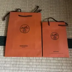 HERMES エルメス 巾着袋 保存袋 2枚セット - メルカリ