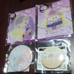 リトルツインスターズ×蒼井翔太 デカキーホルダー&缶バッジ