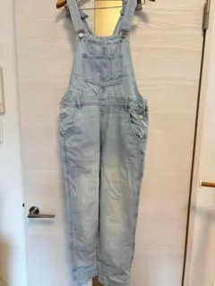 ライトブルー デニム サロペット