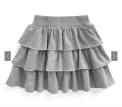 インパン裏地付きスウェットフリルミニスカート[gn360]