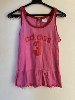 adidas ピンク タンクトップ Ｌ