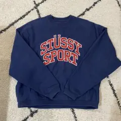 STÜSSY スポーツ トレーナー M ネイビー