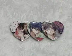 春の嵐とモンスター ハート形キャラバッジコレクション 3種セット