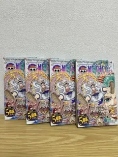 【初版　帯付き　】ワンピース　104巻　4冊セット