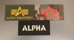 アルファインダストリーズ　ALPHA Industries ベルクロ ワッペン