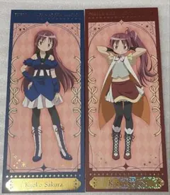 魔法少女まどか☆マギカ ナムコ限定 ビッグイラストカード 佐倉杏子 2枚セット