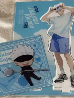 呪術廻戦 カフェ 2024 アクリルスタンド ココスアクリルコースター　五条悟