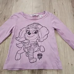 秋　H&M スカイ ロンT　 98/104　パウパトロール　100センチ