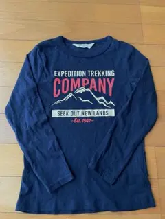 H&M 長袖Tシャツ M ネイビー　新品未使用　110サイズ