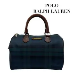 【極美品】ポロラルフローレン　ミニボストンバッグ　2way　5723-7