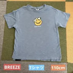 BREEZE／Tシャツ／110cm／夏／くすみブルーのサムネイル