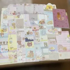 リラックマ　クリアファイル＆バラメモ