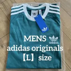 新品　adidas アディダスオリジナルス　スリーストライプ Tシャツ　Lサイズのサムネイル