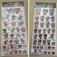 4size sticker サンリオ　日焼けキティ サンリオキャラクターズ