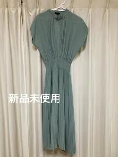 La-gemme ラジエム　プリーツワンピース　グリーン　新品未使用