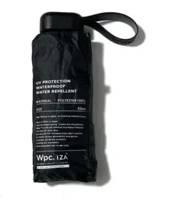Wpc.IZA 晴雨兼用　折りたたみ傘　黒　サイズ53㎝