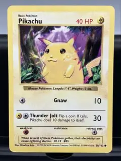 英語版　旧裏　Pikachu ピカチュウ　ポケモンカード ポケモン - ポケモンカード ピカチュウ 英語版 pikachu プロモ 海外版