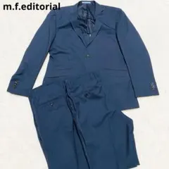 エムエフエディトリアル スーツ3点セット　ビジネススーツ　ストライプ柄　洗える✨